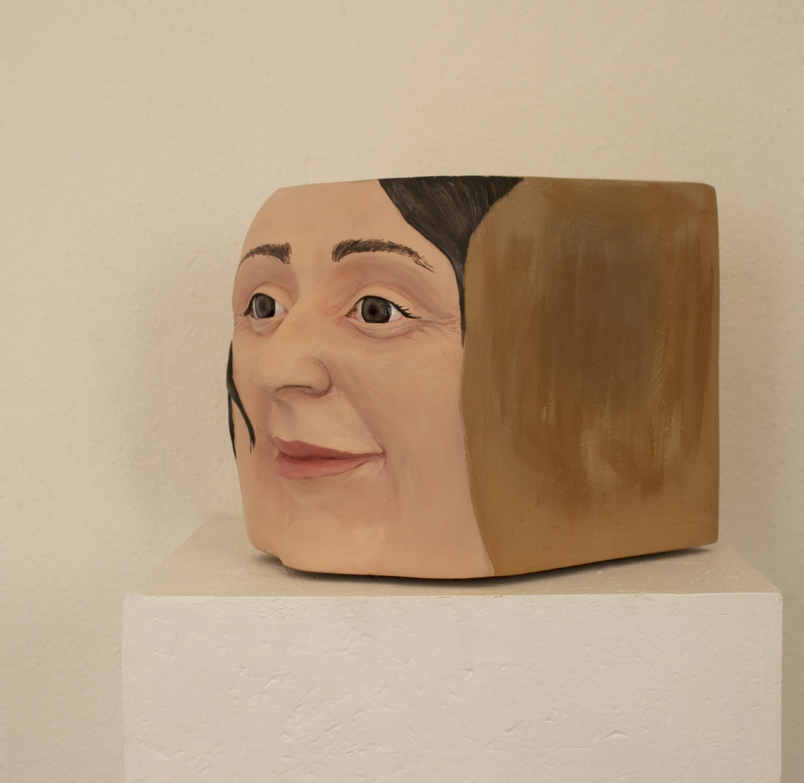 Terracotta policroma - 24 x 24 x 26 cm