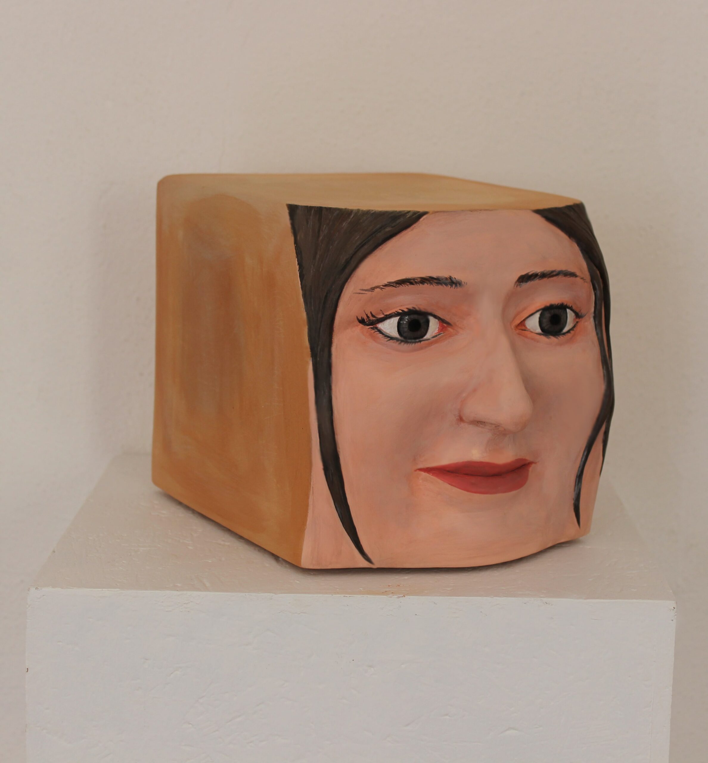 Terracotta policroma - 25 x 26 x 26 cm