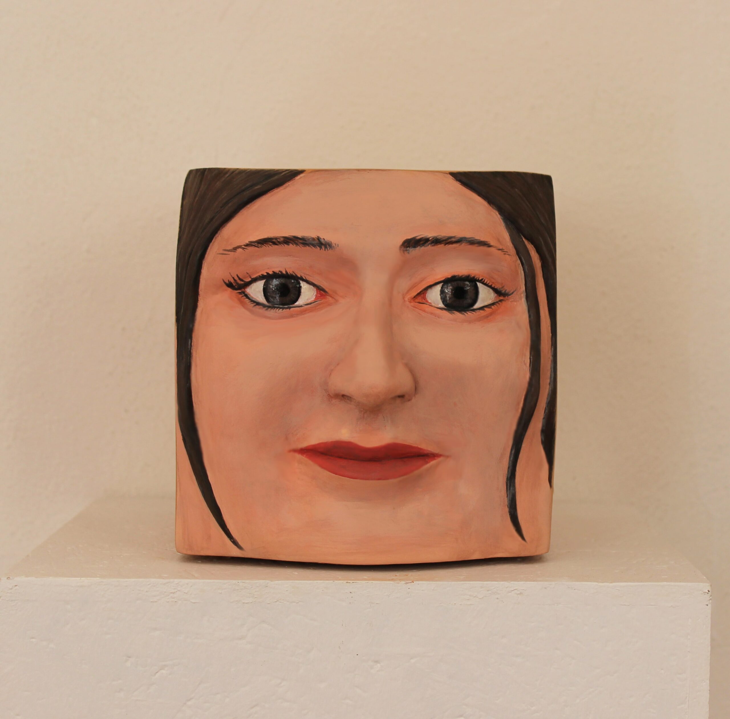 Terracotta policroma - 25 x 26 x 26 cm